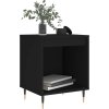 Noční stolky 2 ks 40 x 35 x 50 cm kompozitní dřevo [830703] (Barva Černá)