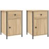 Noční stolky 2 ks 40 x 42 x 60 cm kompozitní dřevo [825906] (Barva dub sonoma)