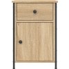 Noční stolky 2 ks 40 x 42 x 60 cm kompozitní dřevo [825906] (Barva dub sonoma)