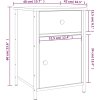 Noční stolky 2 ks 40 x 42 x 60 cm kompozitní dřevo [825906] (Barva dub sonoma)