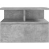 Plovoucí noční stolky 2 ks 40 x 31 x 27 cm kompozit [800414] (Barva Betonová šedá)