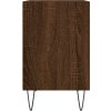 Noční stolky 2 ks 40 x 30 x 50 cm kompozitní dřevo [826795] (Barva Hnědý dub)