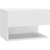 Nástěnný noční stolek [810953] (Barva Bílá)