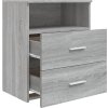 Noční stolek 50 x 32 x 60 cm [803280] (Barva Betonová šedá)