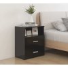 Noční stolek 50 x 32 x 60 cm [803280] (Barva Betonová šedá)