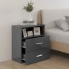 Noční stolek 50 x 32 x 60 cm [803280] (Barva Betonová šedá)