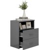 Noční stolek 50 x 32 x 60 cm [803280] (Barva Betonová šedá)