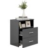 Noční stolek 50 x 32 x 60 cm [803280] (Barva Betonová šedá)