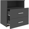 Noční stolek 50 x 32 x 60 cm [803280] (Barva Betonová šedá)