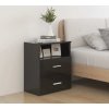 Noční stolek 50 x 32 x 60 cm [803280] (Barva Betonová šedá)