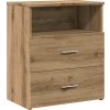 Noční stolek 50 x 32 x 60 cm [803280] (Barva Betonová šedá)