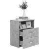 Noční stolek 50 x 32 x 60 cm [803280] (Barva Betonová šedá)