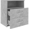 Noční stolek 50 x 32 x 60 cm [803280] (Barva Betonová šedá)