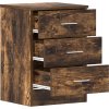 Noční stolek 38 x 35 x 56 cm dřevotříska [800456] (Barva dub sonoma)