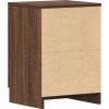 Noční stolek 38 x 35 x 56 cm dřevotříska [800456] (Barva dub sonoma)