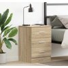Noční stolek 38 x 35 x 56 cm dřevotříska [800456] (Barva dub sonoma)
