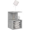 Noční stolek 35 x 35 x 55 cm dřevotříska [806346] (Barva Bílá)