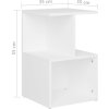 Noční stolek 35 x 35 x 55 cm dřevotříska [806346] (Barva Bílá)