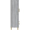 Komoda 70 x 31 x 115 cm kompozitní dřevo [812568] (Barva Šedá)