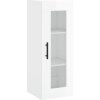 Skříň highboard 34,5 x 34 x 180 cm kompozitní dřevo [3199515] (Barva Bílá s vysokým leskem)