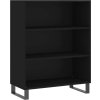 Skříň highboard 69,5 x 34 x 180 cm kompozitní dřevo [3196091] (Barva Bílá)
