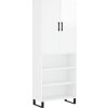 Skříň highboard 69,5 x 34 x 180 cm kompozitní dřevo [3196091] (Barva Bílá)