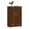 Skříň highboard 69,5 x 31 x 115 cm kompozitní dřevo [828212] (Barva Bílá)
