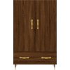 Skříň highboard 69,5 x 31 x 115 cm kompozitní dřevo [828212] (Barva Bílá)
