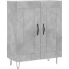 Skříň highboard 69,5 x 34 x 180 cm kompozitní dřevo [3189955] (Barva Šedá sonoma)