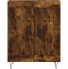 Skříň highboard 69,5 x 34 x 180 cm kompozitní dřevo [3189955] (Barva Šedá sonoma)