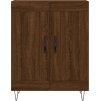 Skříň highboard 69,5 x 34 x 180 cm kompozitní dřevo [3189955] (Barva Šedá sonoma)
