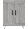 Skříň highboard 69,5 x 34 x 180 cm kompozitní dřevo [3189955] (Barva Šedá sonoma)