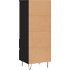 Skříň highboard 40 x 36 x 110 cm kompozitní dřevo [831508] (Barva Bílá)