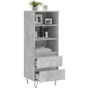 Skříň highboard 40 x 36 x 110 cm kompozitní dřevo [831508] (Barva Bílá)