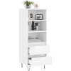 Skříň highboard 40 x 36 x 110 cm kompozitní dřevo [831508] (Barva Bílá)