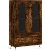 Skříň highboard 69,5 x 31 x 115 cm kompozitní dřevo [828273] (Barva Kouřový dub)