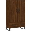 Skříň highboard 69,5 x 31 x 115 cm kompozitní dřevo [828265] (Barva Kouřový dub)