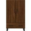 Skříň highboard 69,5 x 31 x 115 cm kompozitní dřevo [828265] (Barva Kouřový dub)