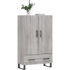 Skříň highboard 69,5 x 31 x 115 cm kompozitní dřevo [828265] (Barva Kouřový dub)