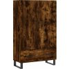 Skříň highboard 69,5 x 31 x 115 cm kompozitní dřevo [828265] (Barva Kouřový dub)