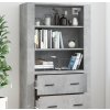 Skříň highboard kompozitní dřevo [3185394] (Barva dub sonoma)