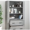 Skříň highboard kompozitní dřevo [3185394] (Barva dub sonoma)