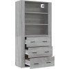 Skříň highboard kompozitní dřevo [3185394] (Barva dub sonoma)