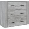 Skříň highboard kompozitní dřevo [3185394] (Barva dub sonoma)