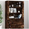 Skříň highboard kompozitní dřevo [3185394] (Barva dub sonoma)