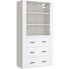 Skříň highboard kompozitní dřevo [3185394] (Barva dub sonoma)