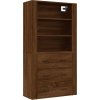 Skříň highboard kompozitní dřevo [3185394] (Barva dub sonoma)