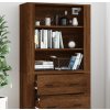 Skříň highboard kompozitní dřevo [3185394] (Barva dub sonoma)