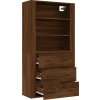 Skříň highboard kompozitní dřevo [3185394] (Barva dub sonoma)