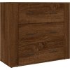 Skříň highboard kompozitní dřevo [3185394] (Barva dub sonoma)